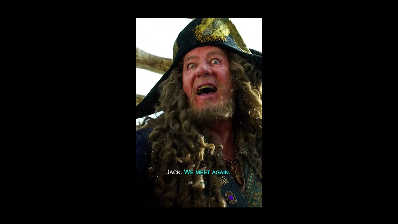Barbossa Saved Jack Unintentionally Though Pirates Of The Caribbean
