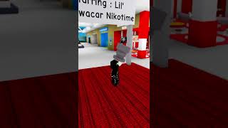 Rap challenge with my WIFE .. #roblox #shorts