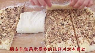 早餐别出去买了，1斤面粉3个鸡蛋，筷子一搅，比油条好吃，太香了