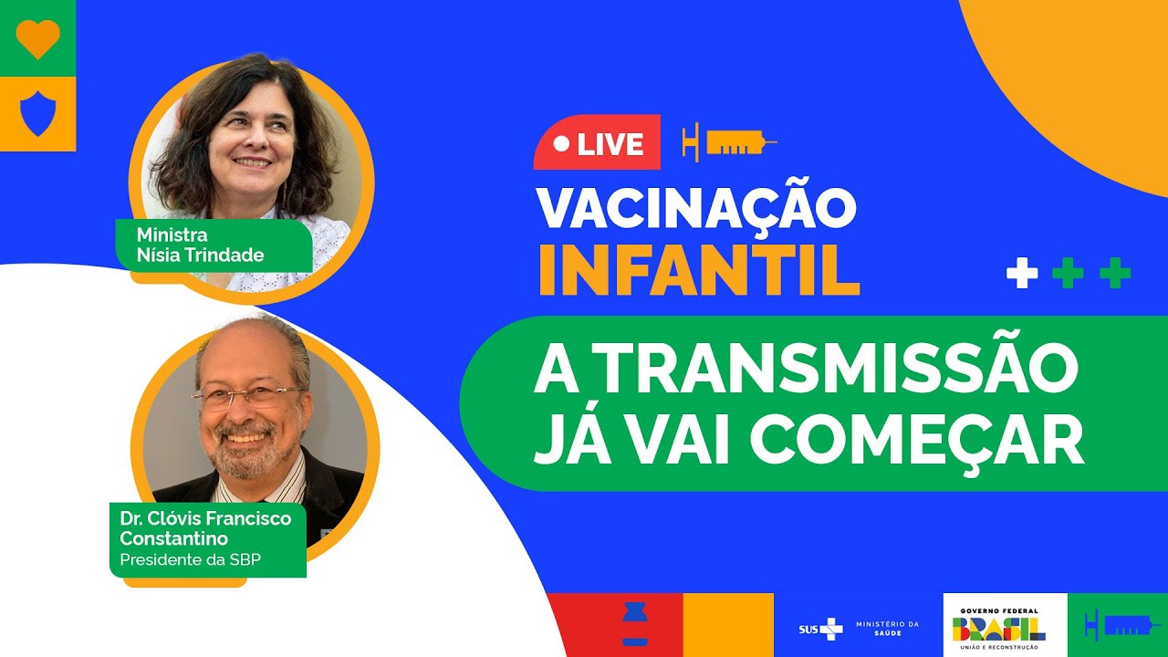 #AoVivo – Vacinação Infantil – Sociedade Brasileira de Pediatria