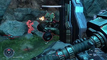 Halo Infinite multiplayer tech preview - Gravity Hammer vs. Warthog