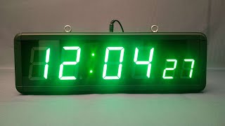 Digital Wall Clock - CLK318D6SG_GPS
