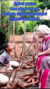 hot debate _ ceu piyah vs egi because cassava ceu piyah is emotional #funny #laughing #ceupiyah #...