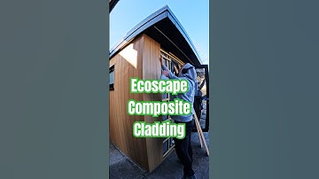 Composite cladding a garden room. #construction #workfromhome #viralvideo #shorts #shortvideo #fyp