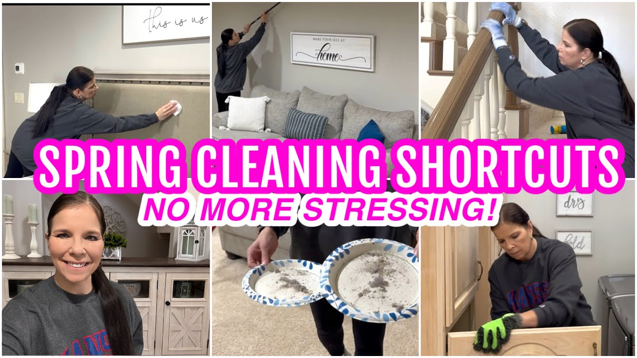 Spring Cleaning the Easy Way | Low-Effort Ideas That Actually Work! #cleaningtips  #springcleaning