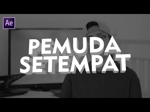 3D Text Animation Tanpa Plugin - After Effect