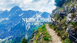 Wanderung zum Nebelhorn via Oytal und Seealpsee
