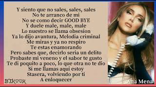 Ana Mena & Fred De Palma - CRIMINAL (Easy Lyrics) Castellano Ver. Resimi