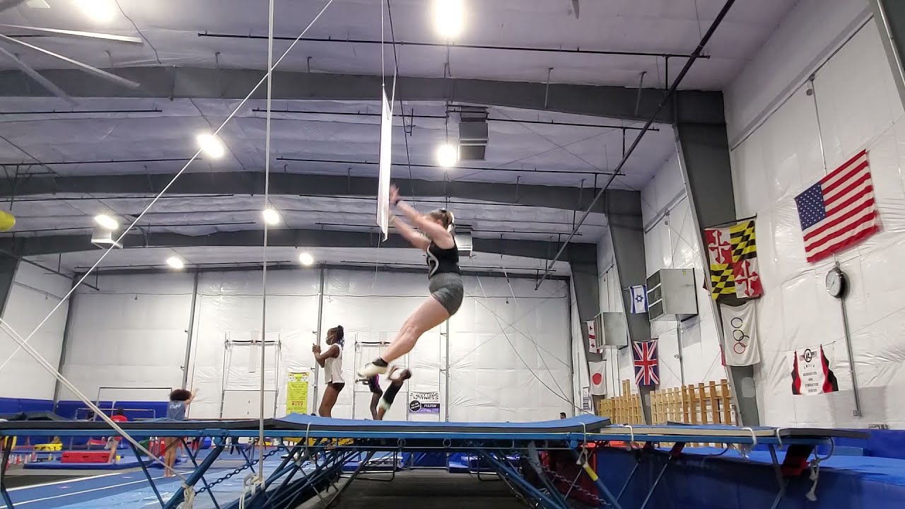 Front Salto Trampoline Progressions