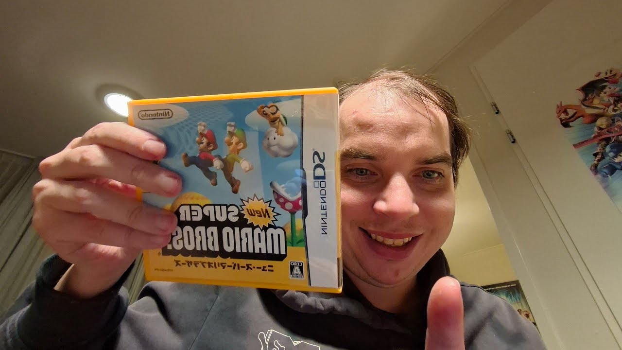 GameMasterMaarten - New Super Mario Bros DS Gameplay en Winter Foto's DSi Cam.