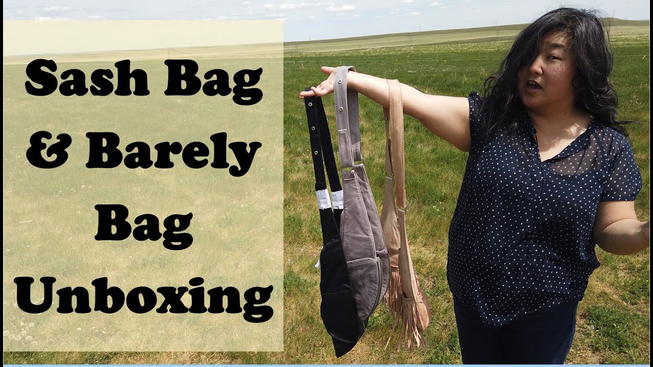 The Sash Bag and Barely Bag Unboxing and try on, perfect for Living ...