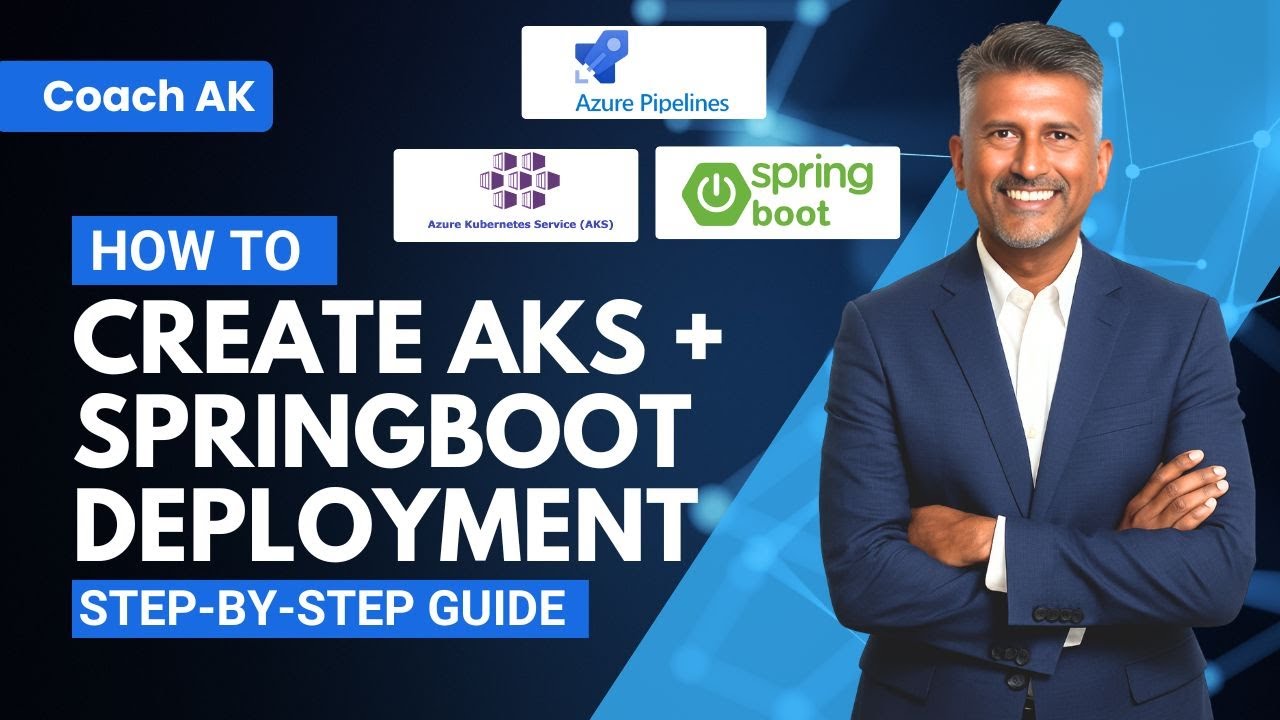 How to create AKS Cluster and Deploy Springboot Microservices into AKS Cluster using Azure Pipeline