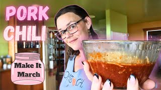 Chili w/ Home Canned Pork & Beans | Make It March Collaboration | Hamakua Homestead