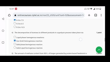Renewable Energy Engineering: Solar Wind and Biomass Energy Systems Assignment -7 | Week -7| NPTEL