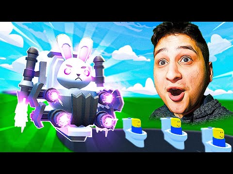 გიგანტი 🐰 კურდღელი რობოტი 🐰 Toilet Tower Defense Roblox