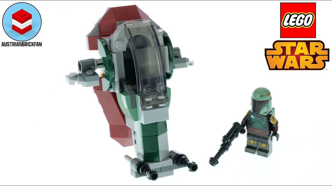 til eksil terrorisme Udstyre LEGO Star Wars 75344 Boba Fett's Starship Microfighter - LEGO Speed Build  Review - YouTube