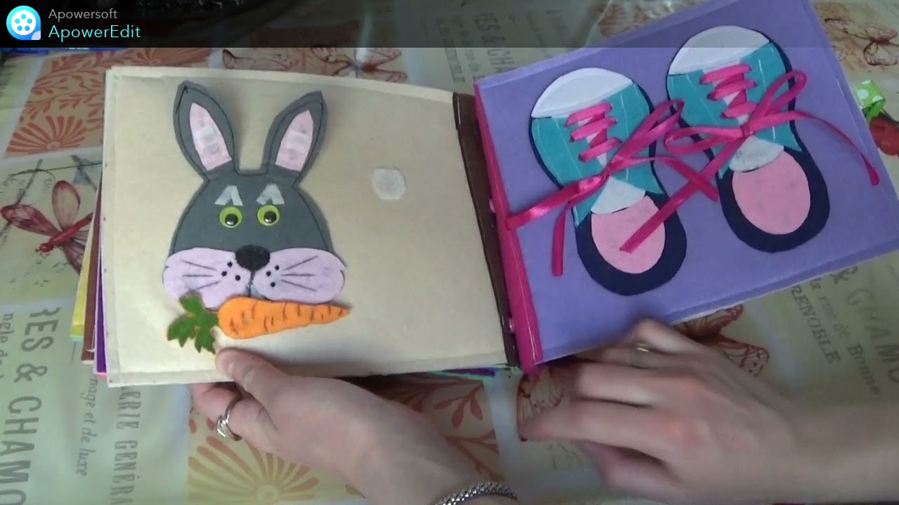 Présentation Quiet Book fait main