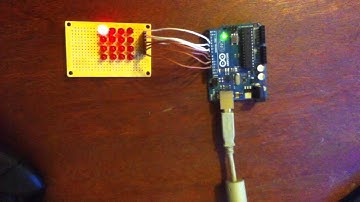 4x4 Home made LED Matrix with Arduino