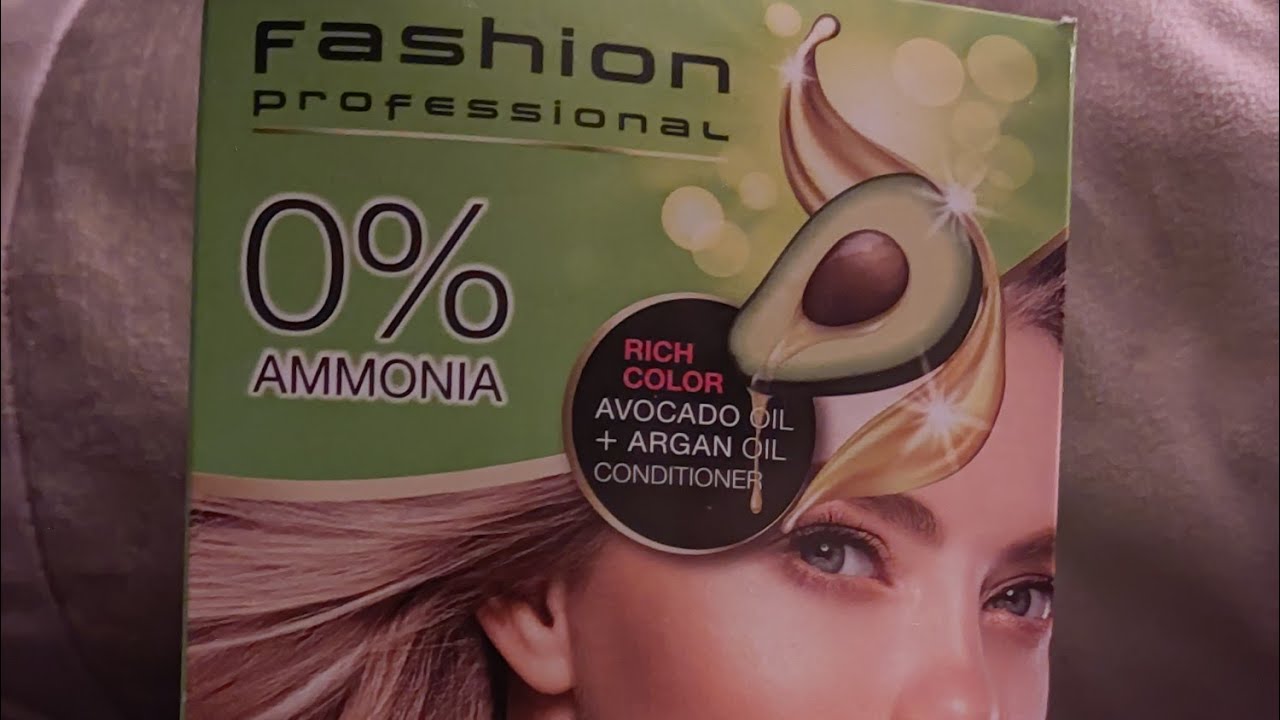 Hairlights zetten met Fashion professional action haarverf zonder ammoniak met 🥑 en argan olie.
