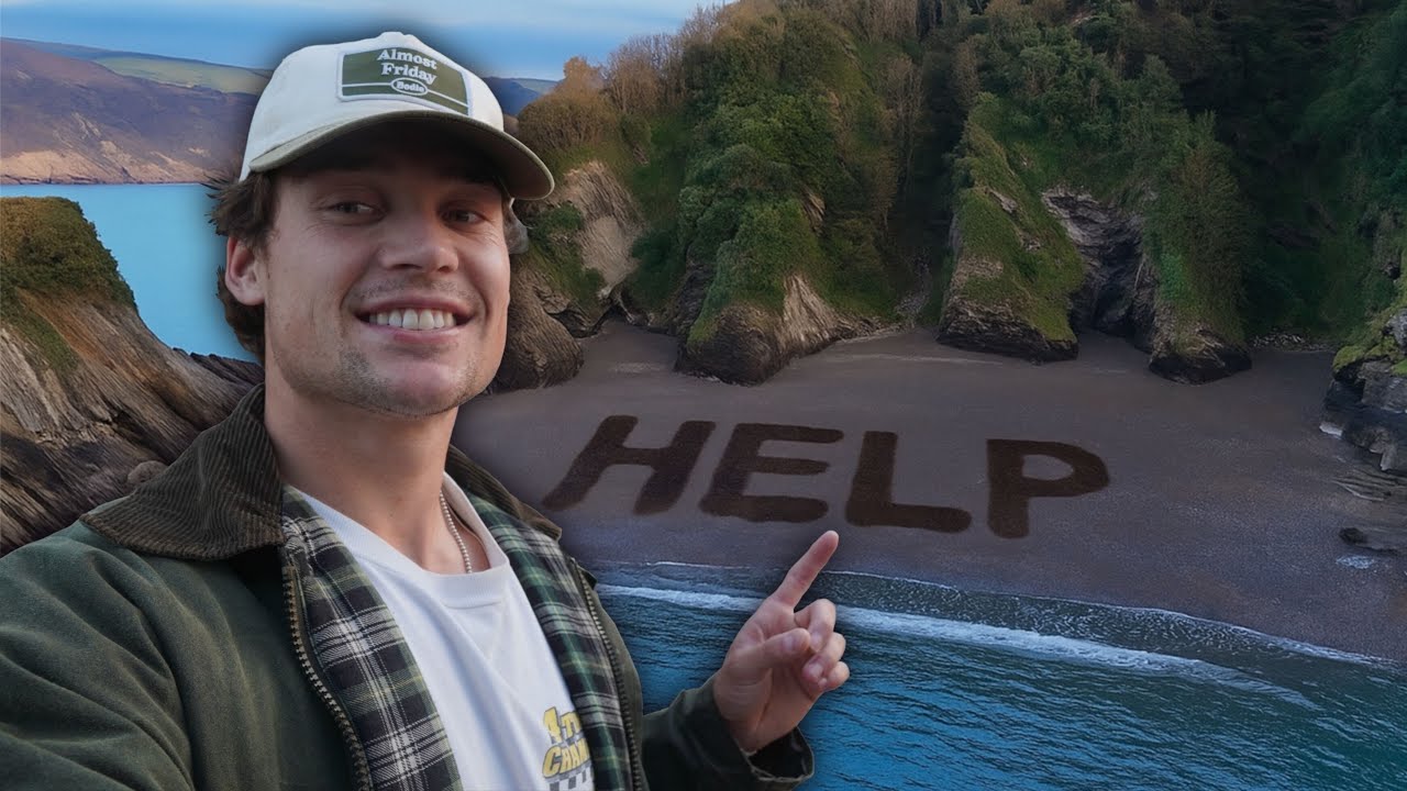 STRANDED ALONE ON A BEACH FOR 24 HOURS - NO WAY OFF - YouTube