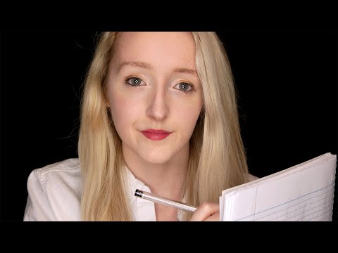 ASMR Mental Health Medical Exam | Keyboard Sounds & Soft Spoken