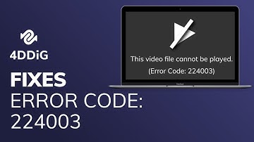 SOLVED - THIS VIDEO FILE CANNOT BE PLAYED, ERROR CODE 224003 | HERE IS HOW TO FIX