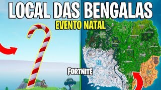 FORTNITE - LOCAL DAS BENGALAS DOCES GIGANTES (Desafio Evento de Natal)