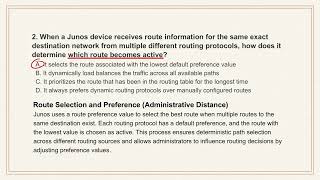 Pass JN0-106 Fast! JNCIA-Junos Practice Test with Full Explanations