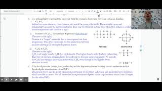 AP Chem Unit 3, IMFs & Properties: Practice Problems #1
