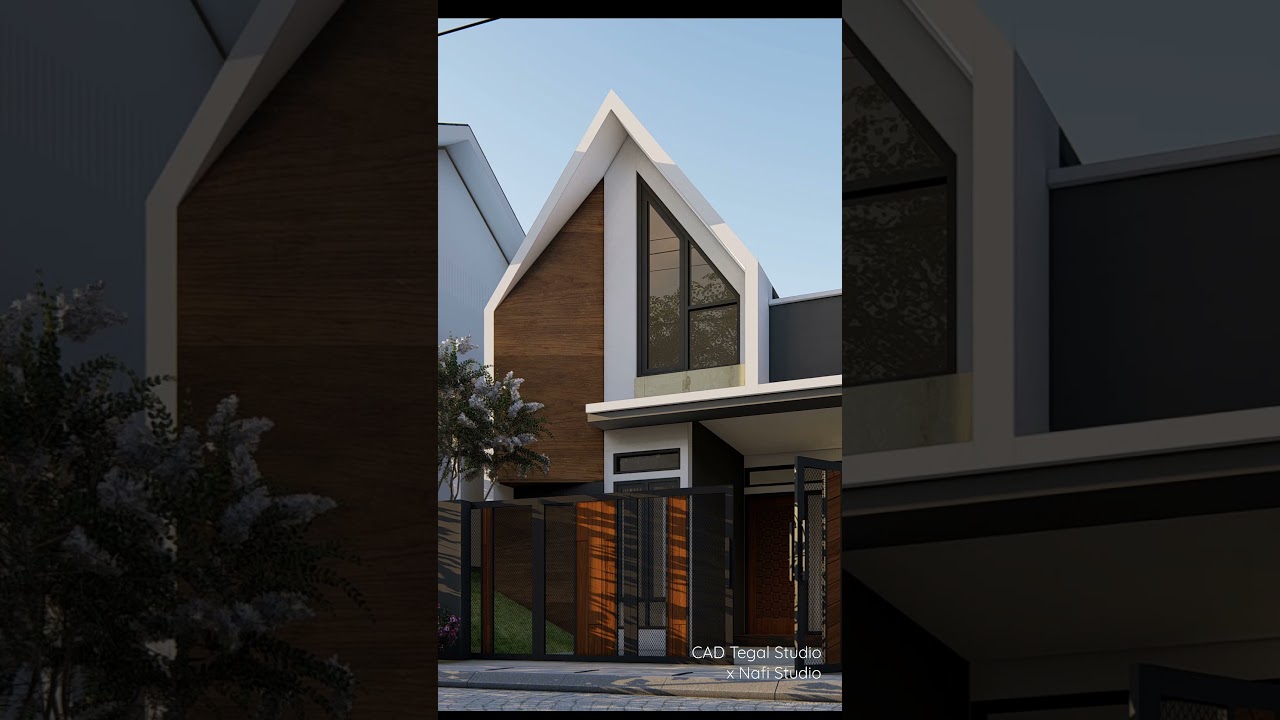 Rumah Tipe 45 + Mezanine || Rumah kekinian 6x13.         