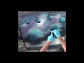 Blue Dream- Spray Paint art space painting fantasy planets(HD) #shortsvideo #shorts #shortvideo