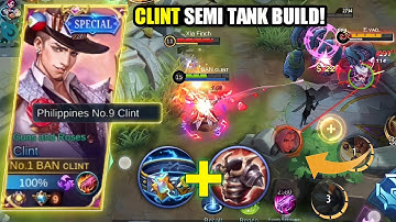 CLINT IS THE NEW META! | CLINT SEMI TANK BUILD | CLINT BEST BUILD 2021 | MUST WATCH✓ | MLBB