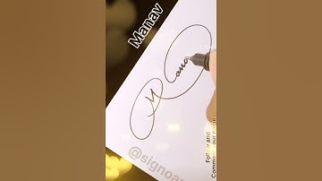 New signature Manav comment your name