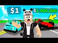 1 Dolar vs 1 Milyon Dolarlık Yarış Medeniyeti! - Roblox Brookhaven
