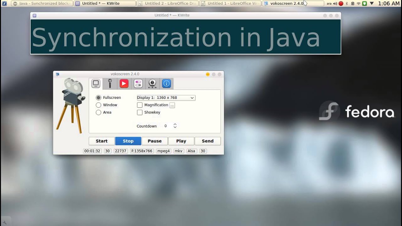 151 Java advanced Synchronization block امثلة عن التزامن - YouTube
