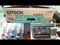 Epson L5190 printer unboxing and quick set up