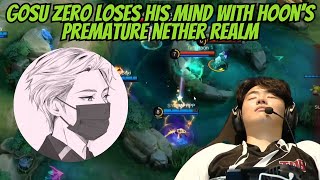 Gosu Zero Loses His Mind When Hoon Uses Faramis Nether Realm Too Early