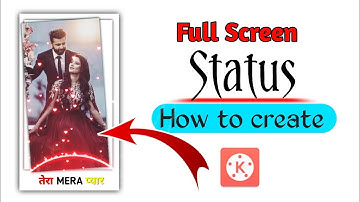 How to Create Trending WhatsApp Status in kinemaster |  Full Screen template | Mr trends