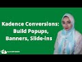 Convert your users  into Customers with Kadence Conversions: Create Popups and Banners