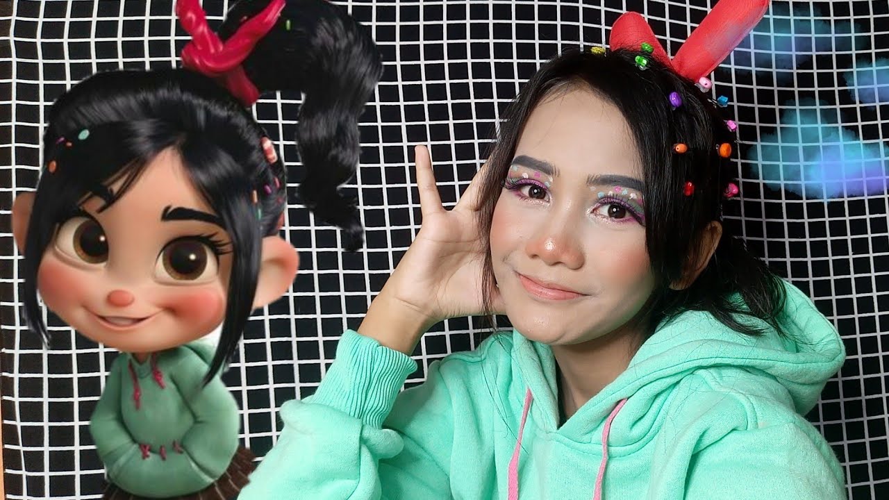 Makeup Character Vanellope Disney - YouTube