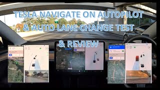 NAVIGATE ON AUTOPILOT TEST & REVIEW - TESLA MODEL 3 SR+ 2021  WITH LFP. Model S X Guide Navigate On Autopilot