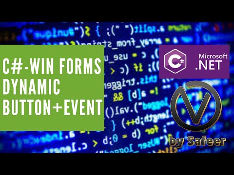 How To Dynamically Add Events to Dynamically Created Buttons - N this tutorial