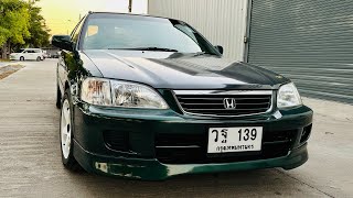 🏆🏆Honda City ปี 2002 Auto รถสวยหลักหมื่น ภายในสวยสะอาดมากๆ ล้อ 15“ Projec D ราคานี้ FC ด่วนๆ