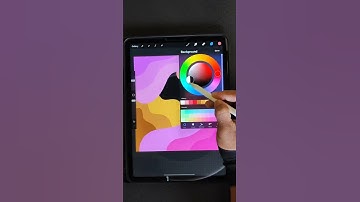 how to papercut effect in procreate😱😍 (#procreate ,#shorts , #digitalart)