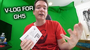 Panasonic GH5 V-LOG “Unboxing" | How To Buy, How To Install Vlog on GH5 $100