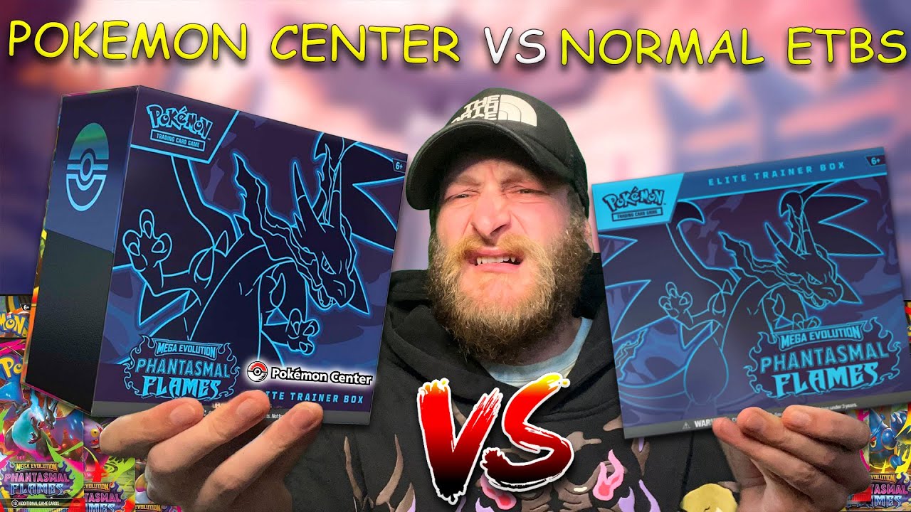 Фантомное пламя Pokémon Center ETB против обычного ETB!