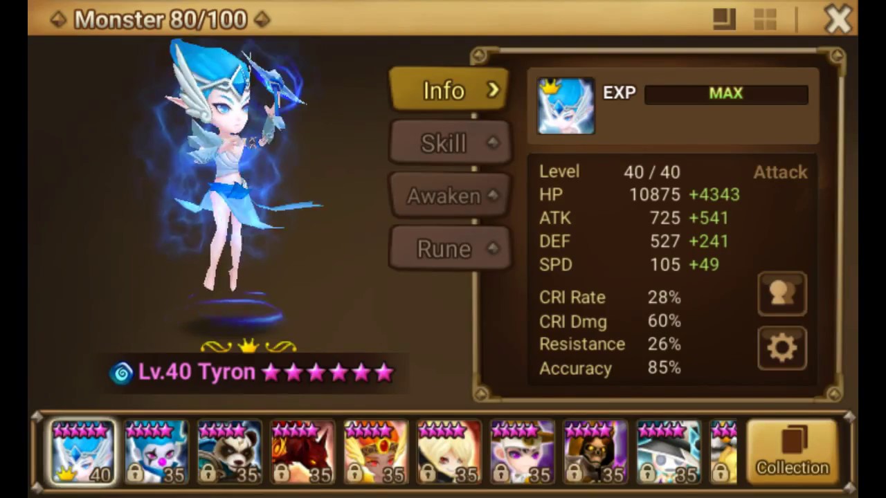 Summoners War - Tyron Build