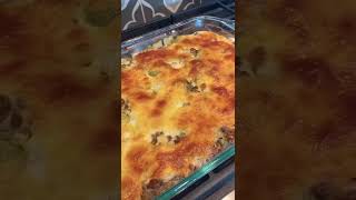Philly cheesesteak casserole! #lowcarb #keto #shorts #recipe Philly cheesesteak casserole! #lowcarb #keto #shorts #recipe
