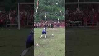 Adu Penalti 🔥 yg harus terjadi lagi 🔥 antar Pemain Lokal Vs Pemain Tarkam di laga final, #shorts