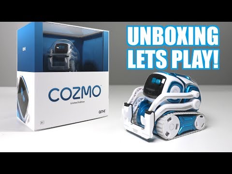 Unboxing & Lets Play - BLUE COZMO - Limited Edition -  Anki's New Cute Robot (FULL REVIEW!)